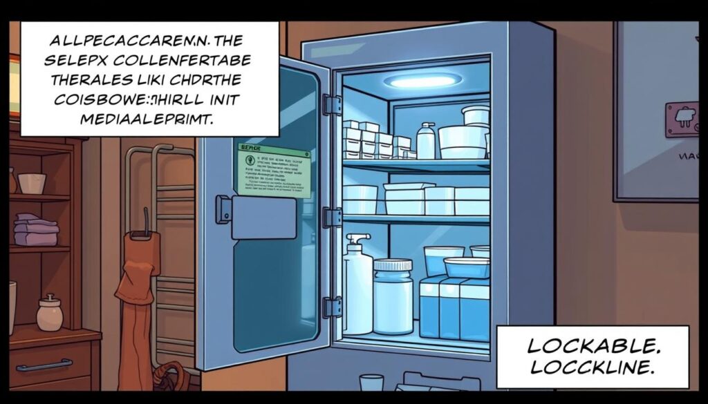 Abschließbarer Medizinschrank für mehr Sicherheit Abschließbarer Medizinschrank für mehr Sicherheit