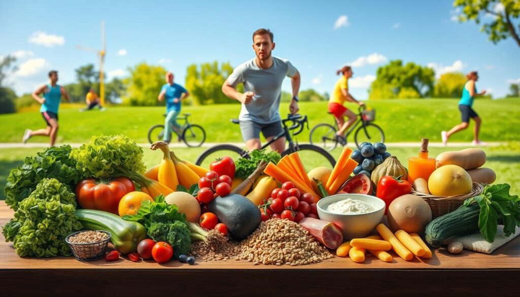 Gesunde Ernährung und Sport für Männer