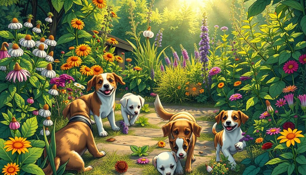 Heilkräuter zur Stärkung des Immunsystems bei Hunden