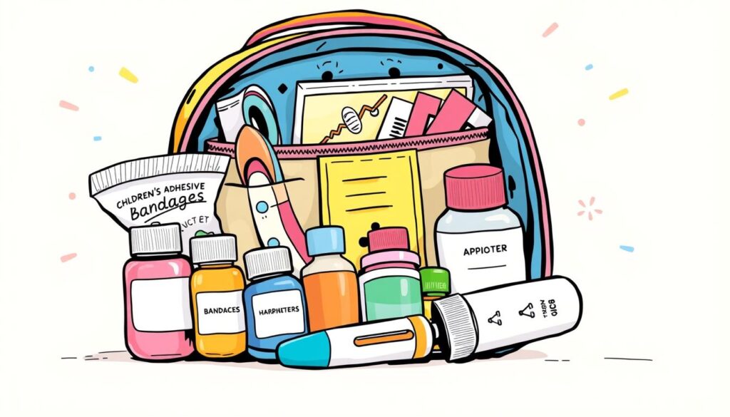 Reiseapotheke Kleinkind mit unentbehrlichen Basics