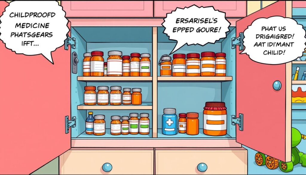 Sichere Medikamentenaufbewahrung für Kinder
