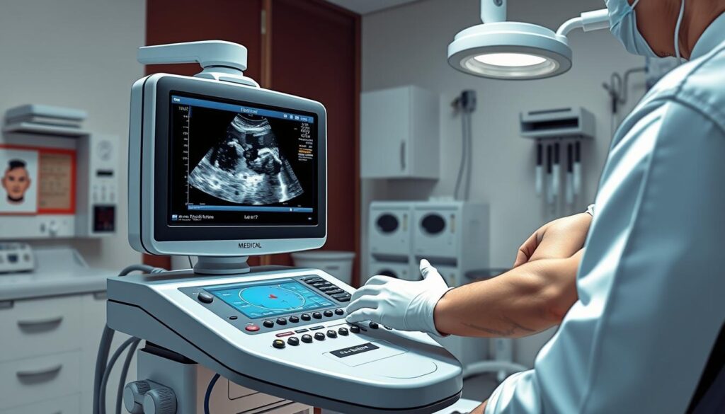 Ultraschalluntersuchung der Hoden